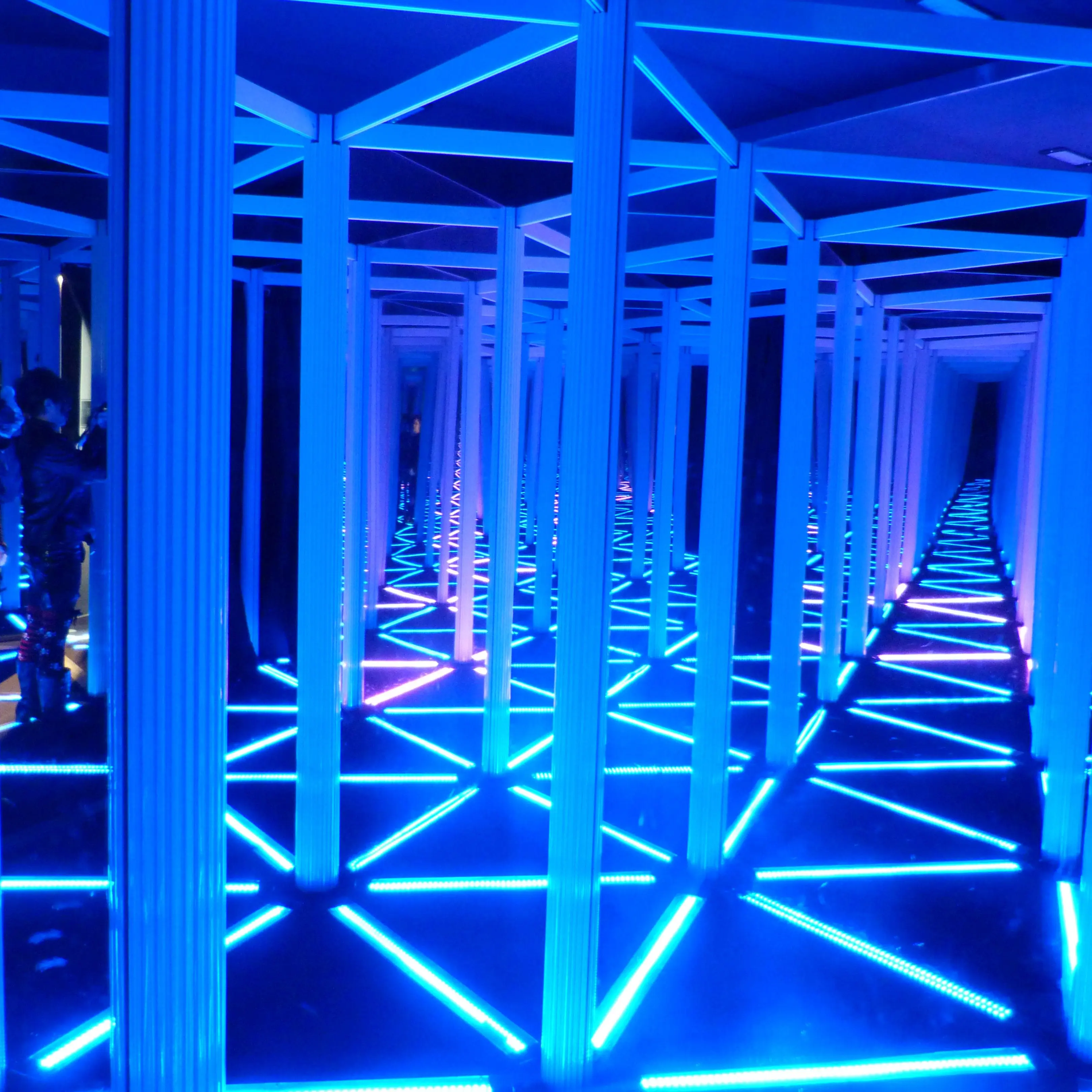 Labyrinthe miroir lumineux à led, accessoires interactifs, cristal étonnant, labyrinthe, avec lumière à vendre