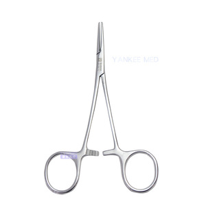 Pinces hémostatiques Xinhua 125 140 160 180 200 220 mm droites et courbées à dents complètes, instrument chirurgical vétérinaire - Product Image 3