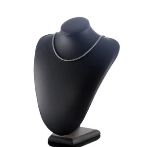 Collier unisexe en acier inoxydable plaqué or, étanche, chaîne à maillons de haute qualité, style classique tendance pour les fêtes, accessoire de bijouterie - Product Image 4