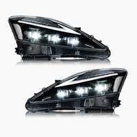 Ensemble de phares LED à haut lumen 12V modifiés pour Lexus IS250/IS300 2006-2012 avec 36W 4600 Lumens, ajustement universel