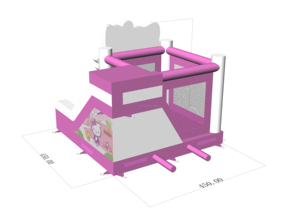 Thương mại Kitty <span class=keywords><strong>Inflatable</strong></span> thư bị trả lại màu hồng <span class=keywords><strong>Inflatable</strong></span> lâu đài nhỏ Hello nhà bị trả lại <span class=keywords><strong>Inflatable</strong></span> - Product Image 3