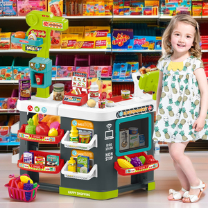 <span class=keywords><strong>Juguete</strong></span> Interactivo <span class=keywords><strong>de</strong></span> Supermercado para Niños con <span class=keywords><strong>Caja</strong></span> <span class=keywords><strong>Registradora</strong></span> Electrónica, Escáner y Luces, 87 cm <span class=keywords><strong>de</strong></span> Altura, Kit <span class=keywords><strong>de</strong></span> Compras Realista - Product Image 4