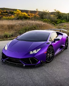 Kit carrosserie en fibre de carbone pour Lamborghini Huracan LP610, style VOS, avec lèvre avant et prise d'air, pour mise à niveau LP610 - Product Image 2
