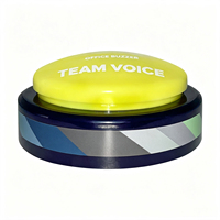 Bouton Sonore Personnalisé MP3/WAV – Gadget Audio de Bureau pour Réunions d'Équipe, Casse-Glace et Soulagement du Stress