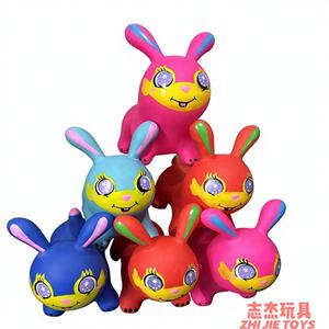 <span class=keywords><strong>Jouet</strong></span> gonflable en PVC en forme de <span class=keywords><strong>lapin</strong></span> de dessin animé pour filles de 0 à 7 ans, pour jouer en extérieur - Product Image 6