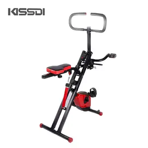 KISSDI Power Rider Mesin Latihan 2-In-1, Perangkat Fitness, Mesin Latihan Sepeda