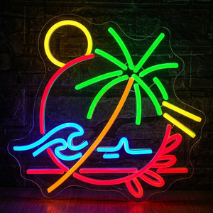 Enseigne néon LED rose et jaune « Eat Drink DANCE » pour la décoration de fêtes, bars et studios de <span class=keywords><strong>danse</strong></span>, lumière colorée et ambiance vibrante - Product Image 2