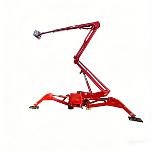 Platform Kerja Udara Cherry Picker Spider <span class=keywords><strong>Lift</strong></span> Man Boom <span class=keywords><strong>Lift</strong></span> yang Berkualitas, Terpasang di Trailer, Artikulasi Teleskopik, dan Dapat Diderek - Product Image 5