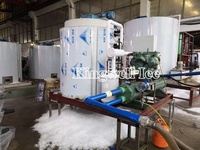 Kingwell-máquina de hielo Industrial, máquina de hielo en escamas para pescado, cono de nieve de 5 toneladas