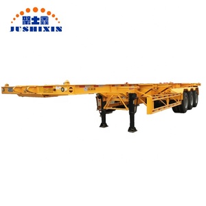 Semi-remorque de cargaison de récipient de <span class=keywords><strong>double</strong></span> d'axe de prix bas 2/3/4 - Product Image 5