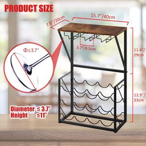 <span class=keywords><strong>Accessori</strong></span> per Cantinetta Portabottiglie Espositore per Vini Decorazione Portabottiglie Modulare Minimalista Stile Italiano - Product Image 3