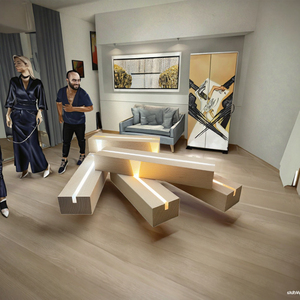 Hiện Đại 16-Màu <span class=keywords><strong>LED</strong></span> Ánh Sáng Vuông Phòng Ngủ Đèn Điều Khiển Từ Xa Cơ Sở Bằng Gỗ Trắng Khách Sạn Quà Tặng Cá Nhân Sử Dụng Bằng Giọng Nói Cảm Ứng Điều Khiển - Product Image 6