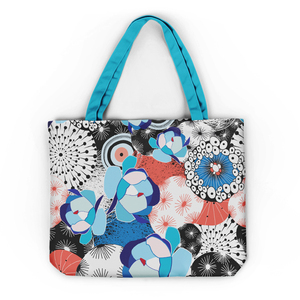 Bolsa Mini Tote de Lona Ecológica Personalizada com Zíper e Estampa de <span class=keywords><strong>Anime</strong></span> para Compras - Product Image 4