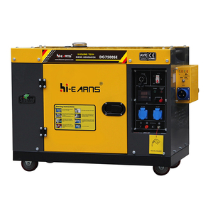 เครื่องกำเนิดไฟฟ้าแบบเงียบ Hi-earns 5.5KW 8KW 10KW เฟสเดียว 50Hz สตาร์ทดิจิตอล สำหรับใช้ในบ้าน มาตรฐาน CE Euro5 รุ่น DG7500SE 5.5kw - Product Image 5