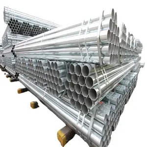 Scaffolding tubes 1 1/2" sch40 hot dip galvanized welded scaffold gi steel pipes