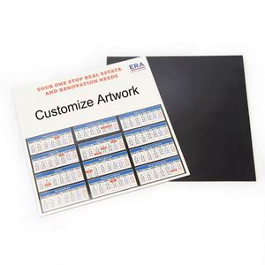 Diy Promotion Decor Refrigerator Real Calendar Flyer Printed Magnetic Business Card Paper <b>Fridge</b> Magnet - Product Image 1