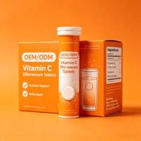 Complément alimentaire effervescent à la vitamine C pour une défense corporelle à long terme – Comprimés effervescents de vitamine C pour une prise nutritionnelle quotidienne facile