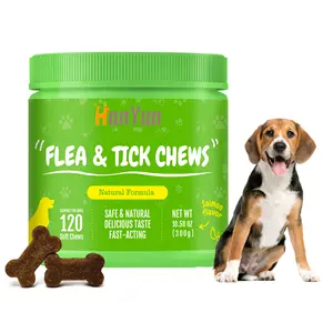 HANYUN Supplements Pet supplies Flea And Tick Chew Pet Tick Remover Prevent Bites For Dog Dog treats Mascotas Pet Supplies