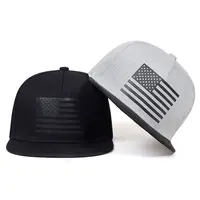 Cappellino snapback personalizzato popolare unisex vintage di alta qualità cappello snapback a tesa piatta grigio vuoto per uomo