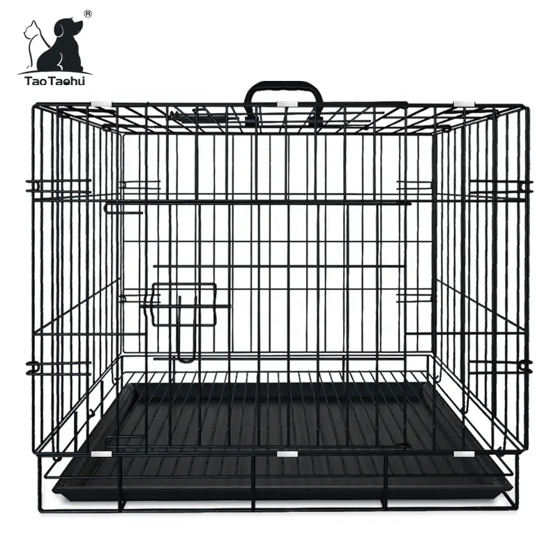 TaoTaohui Wholesale high quality various sizes cheap large cages sale foldable transport metal pet foldable Kennel