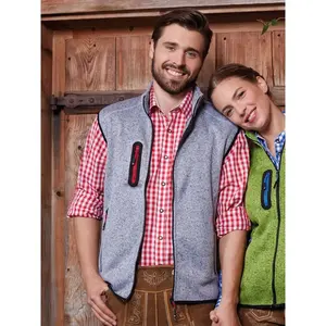 Gilet en polaire tricoté pour homme, merchandising personnalisé - Product Image 6
