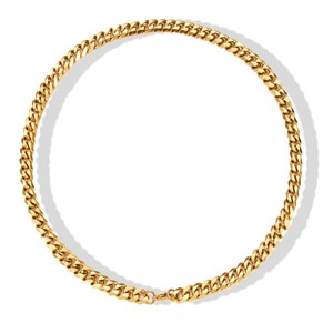 Cadena Cubana de Acero Inoxidable, Cadena Pulida de Seis Lados, Estilo Hip-hop, Collar Cubano de Acero para Hombre y Mujer, Cadena para Clavícula - Product Image 3
