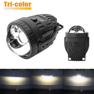 Lámpara Antiniebla LED Tricolor Dual de 3 Pulgadas, Luz Antiniebla de Luz Alta y Baja para <span class=keywords><strong>Renault</strong></span> Clio <span class=keywords><strong>Megane</strong></span> Nissan Navara Toyota Hilux - Product Image 1