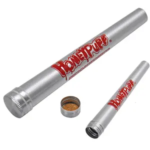 Tube métallique en aluminium de tabac, 1 pièce, épaisseur de 103 MM, Tube de scellage, à odeur étanche, accessoires de fumage