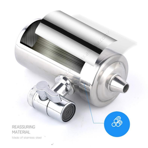 Filtre à eau manuel en acier inoxydable A2789 pour osmose inverse, dispositif de filtration domestique pour robinet de cuisine - Vente en gros - Product Image 5