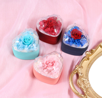 2024 Nouveau Design Produit Forever Roses Préservé Rose Dans Une Boîte En Acrylique