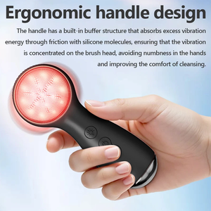 Многофункциональный водонепроницаемый скрабер для лица Wochuan 3-в-1 с подогревом: глубокое очищение, отшелушивание, удаление черных точек, щетка для ухода за кожей - Product Image 6