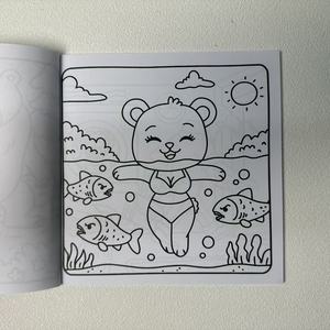 <strong>Custom</strong> Crime Scenes Coloring Book Cartoon Design Soft Cover <strong>Custom</strong> Coloring Book for Adults Dark Humor Art Hobby Gift - Product Image 6