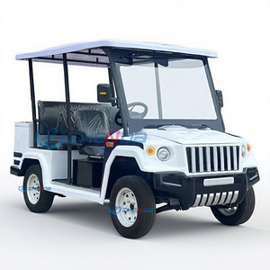Voiture de patrouille électrique économique, tramway touristique personnalisé, voiture de patrouille rapide à double rangée - Product Image 1