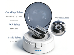 Mini <span class=keywords><strong>centrifugeuse</strong></span> clinique portable de laboratoire L-CMP7 de haute qualité, 2680xg RCF max, dispositif médical - Product Image 3