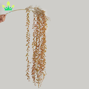 Plantes artificielles suspendues <span class=keywords><strong>fleurs</strong></span> panier porche <span class=keywords><strong>automne</strong></span> plastique longues vignes aspect réel pour la maison patio balcon mur cour <span class=keywords><strong>automne</strong></span> <span class=keywords><strong>d</strong></span>écor - Product Image 3