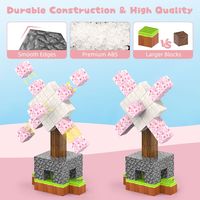 Ensemble de 100 blocs de construction magnétiques en plastique, cube 2D à 3D, créations illimitées, personnalisables par la fantaisie sauvage