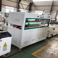 Ligne d'extrusion de profilés UPVC haute vitesse personnalisée pour fenêtres et cadres de portes, machine de moulage PVC