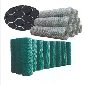4X4 Welded PVC Coated Chicken/Rabbit/Poultry Chicken Mesh Hexagonal Wire Fence