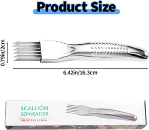 Cortador de cebolla multifuncional de acero inoxidable, rebanador de cebolla, picador de verduras con múltiples cuchillas. - Product Image 2