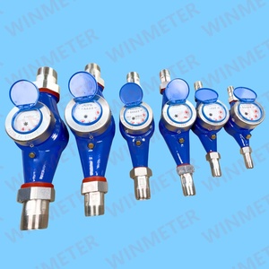 CE認証取得済み ホットセール DN25 マルチジェット ドライダイヤル R160 鋳鉄製 IP68 外部調整式 工場直送 水道メーター - Product Image 2