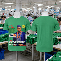 Chemises de campagne unisexes 100 % polyester, anti-humidité, impression couleur intégrale, prix compétitif, fabricant