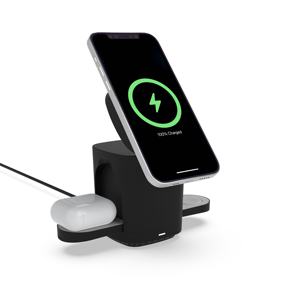 Estación de carga inalámbrica magnética plegable 3 en 1 para iPhone 12/<span class=keywords><strong>2023</strong></span>, Apple Watch y <span class=keywords><strong>AirPods</strong></span>, novedad de 13/14 - Product Image 5