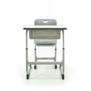 ชุดโต๊ะเรียนพลาสติกทันสมัย <span class=keywords><strong>ป</strong></span>ลอดภัยสำหรับเด็ก ไม่มีขอบคม โครงสร้างมั่นคง ที่นั่งเดี่ยว สำหรับนักเรียนวัยรุ่น <span class=keywords><strong>ป</strong></span>รับความสูงได้ - Product Image 3