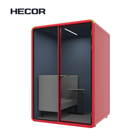 Cabine téléphonique de bureau portable insonorisée pour webcasting en direct et studio de musique vocale