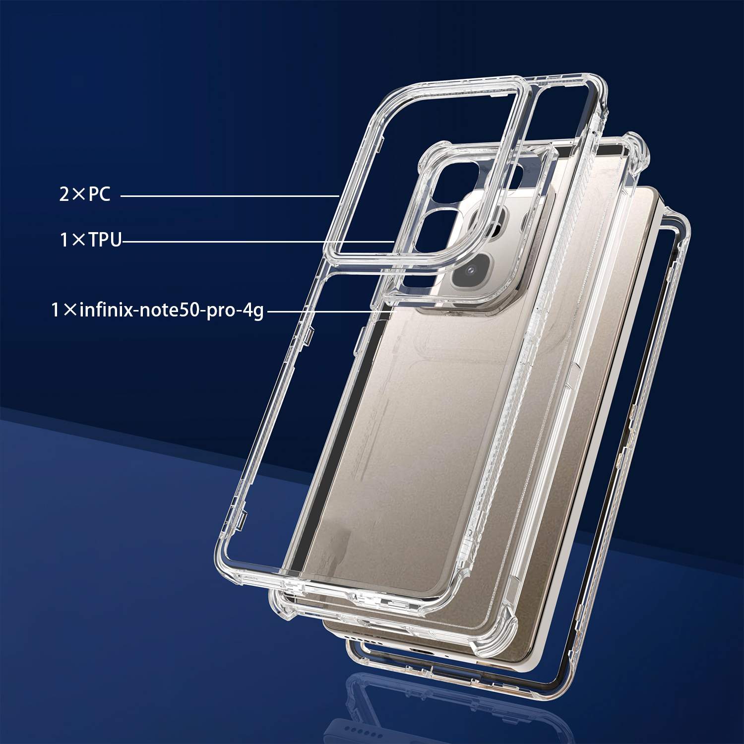 original case infinix note 50 pro plus