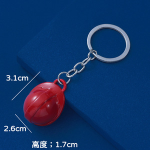 Portachiavi a Forma di Casco, Simulazione Tridimensionale, Ciondolo Casco da Cantiere, Piccolo <span class=keywords><strong>Regalo</strong></span> - Product Image 6