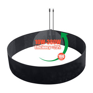 <span class=keywords><strong>80w</strong></span> 100w 120w Cellule solaire Sunpower à couche mince 12v 18v Panneau solaire flexible et étroit pour bateaux de camping-car Clôture de toit en métal Balcon - Product Image 4