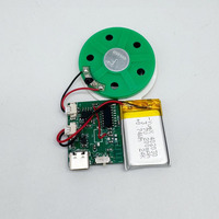   Module d'enregistrement vocal, déclencheur magnétique sonore et lumineux, mouvement électronique musical pour aimant de réfrigérateur personnalisé