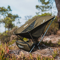 Chaise de camping OEM, chaise pliante portable, chaise de pêche d'extérieur, vente directe d'usine