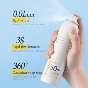 <span class=keywords><strong>Spray</strong></span> <span class=keywords><strong>Solare</strong></span> Idratante SPF50 PA+++ Sbiancante Impermeabile per Viso Tutti i Tipi di Pelle Marchio Privato - Product Image 6